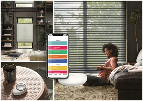 Smart home slimme raamdecoratie